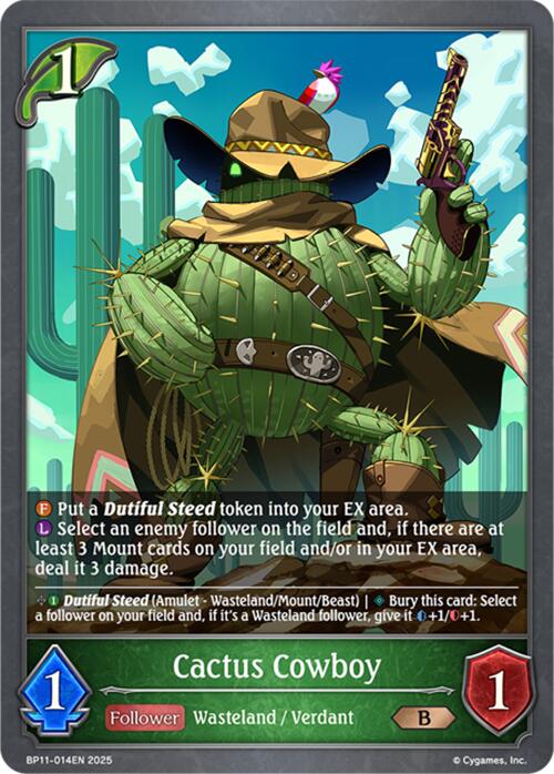 Cactus Cowboy (BP11-014EN) [Bullet of Fate]