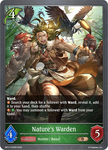 Nature's Warden (BP11-015EN) [Bullet of Fate]