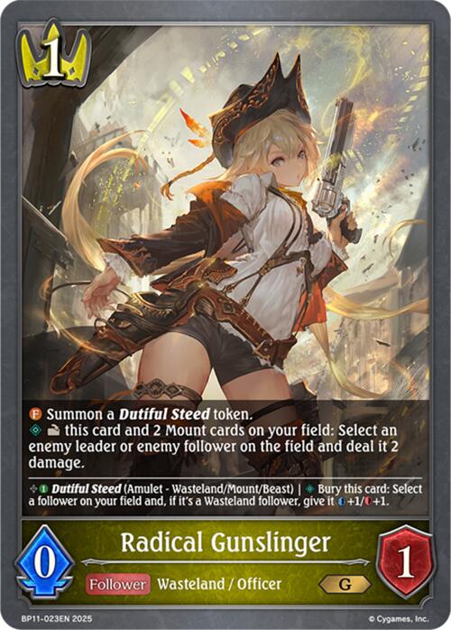 Radical Gunslinger (BP11-023EN) [Bullet of Fate]