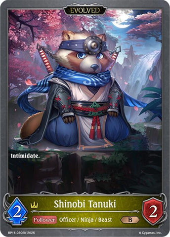 Shinobi Tanuki (Evolved) (BP11-030EN) [Bullet of Fate]