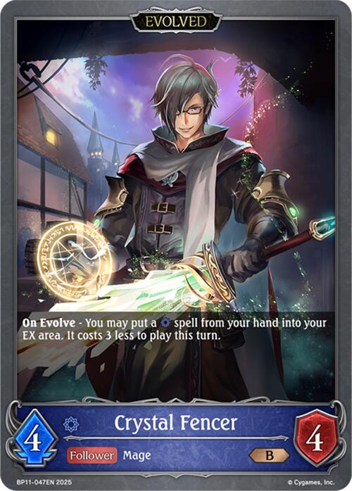 Crystal Fencer (Evolved) (BP11-047EN) [Bullet of Fate]