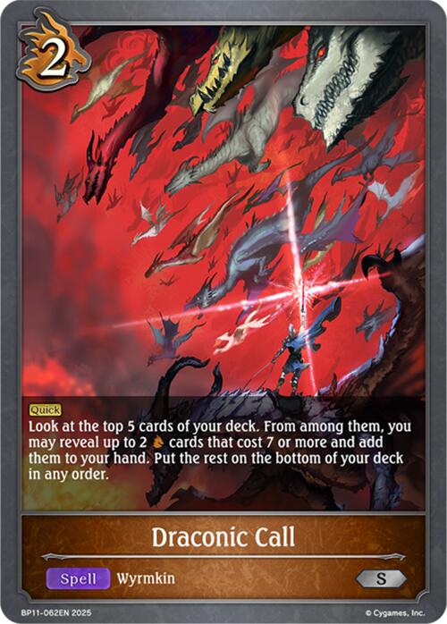 Draconic Call (BP11-062EN) [Bullet of Fate]
