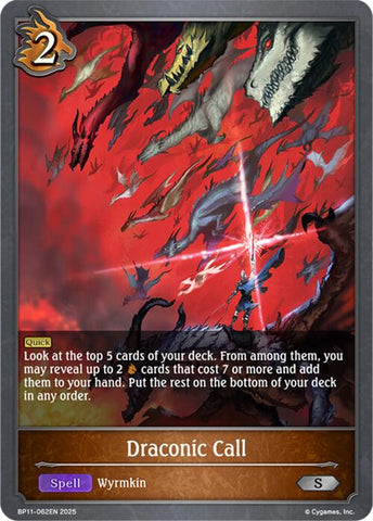 Draconic Call (BP11-062EN) [Bullet of Fate]
