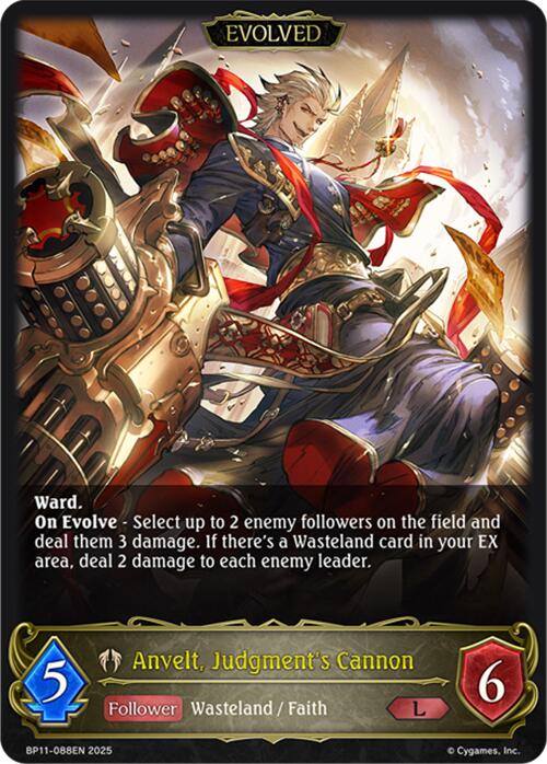 Anvelt, Judgment's Cannon (Evolved) (BP11-088EN) [Bullet of Fate]