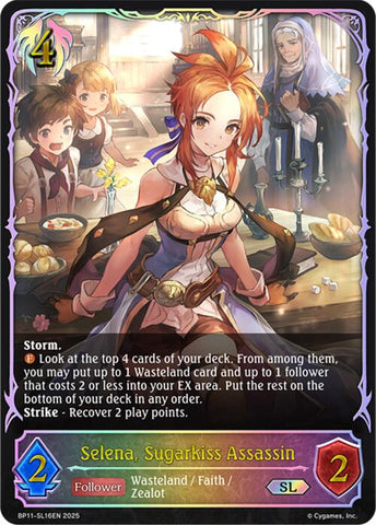Selena, Sugarkiss Assassin (BP11-SL16EN) [Bullet of Fate]