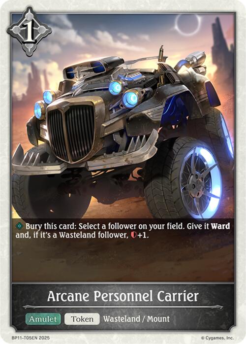 Arcane Personnel Carrier (BP11-T05EN) [Bullet of Fate]