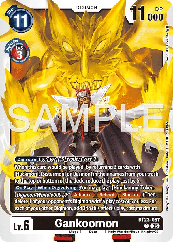 Gankoomon [BT23-057] [Hackers' Slumber]