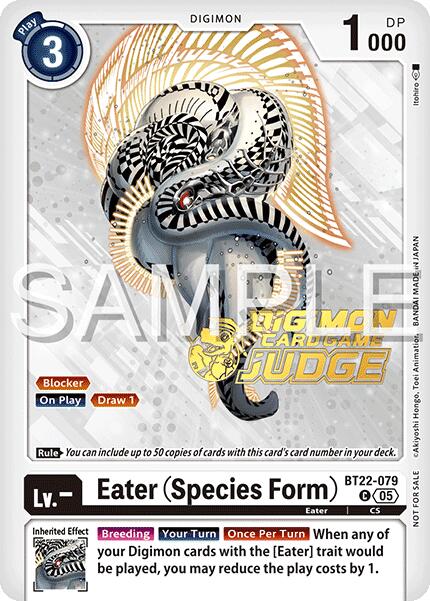 Eater [BT22-079] (Species Form) (Judge Pack 2025 Wave 2) [Cyber Eden]