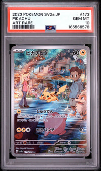 Pikachu #173 2023 Pokemon Japanese Sv2a-Pokemon Card 151 PSA 10 Art Rare
