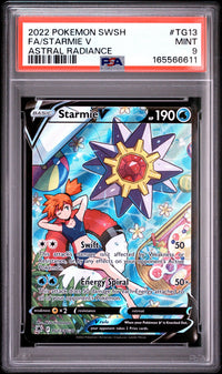 Starmie V #TG13 2022 Pokemon Sword & Shield Astral Radiance PSA 9