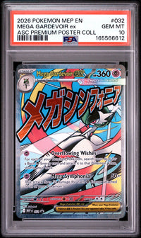 Mega Gardevoir Ex #032 2026 Pokemon Mep En-Me Black Star Promo PSA 10