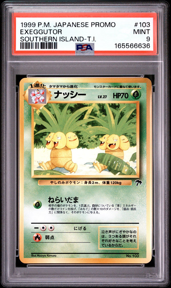 Exeggutor #103 1999 Pokemon Japanese Promo Southern Islands PSA 9