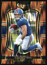 Cam Skattebo #294 2025 Panini Select Copper Prizm Shock /899