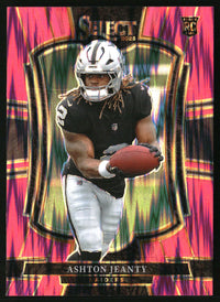 Ashton Jeanty #104 2025 Panini Select Pink Prizm Shock