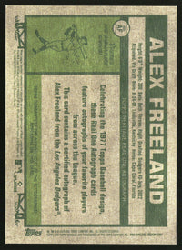 Alex Freeland #ROA-AF 2026 Topps Heritage Real One Autographs