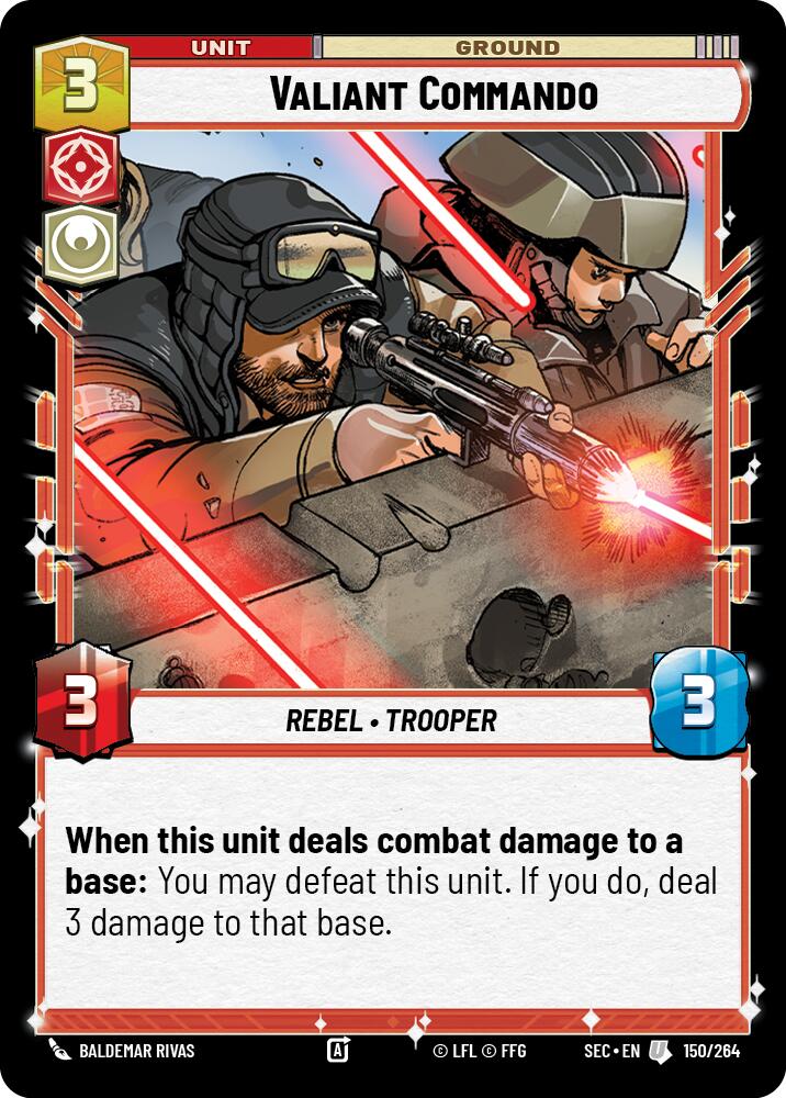 Valiant Commando (150/264) (150/264) [Secrets of Power]