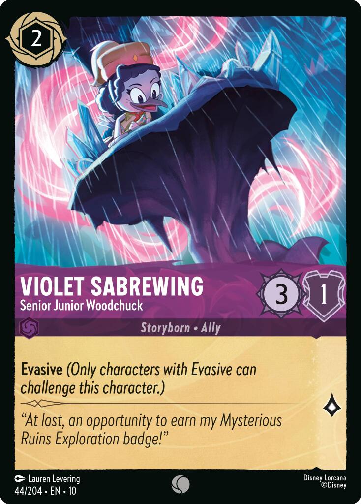 Violet Sabrewing - Senior Junior Woodchuck (44/204) [Whispers in the Well]