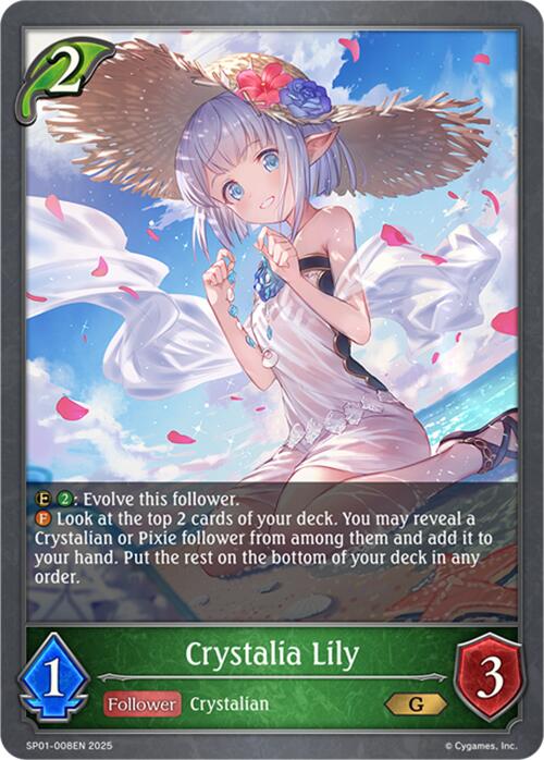 Crystalia Lily (SP01-008EN) [Seaside Memories]