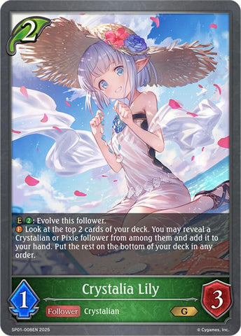Crystalia Lily (SP01-008EN) [Seaside Memories]