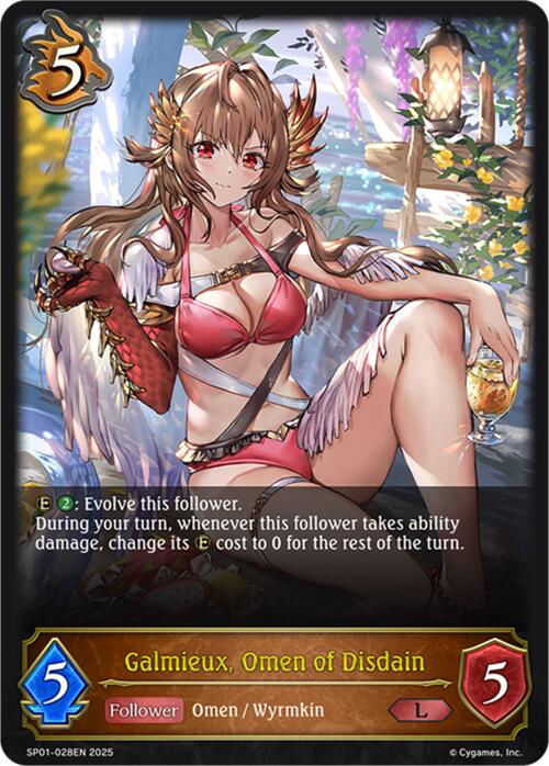 Galmieux, Omen of Disdain (SP01-028EN) [Seaside Memories]