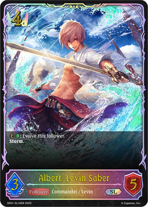 Albert, Levin Saber (SL) (SP01-SL14EN) [Seaside Memories]