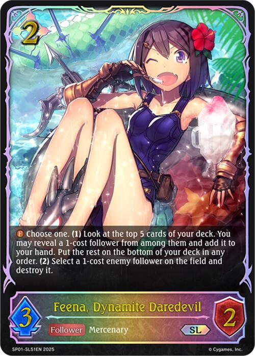 Feena, Dynamite Daredevil (SL) (SP01-SL51EN) [Seaside Memories]