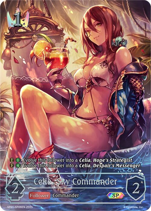 Celia, Sky Commander (SP) (SP01-SP06EN) [Seaside Memories]