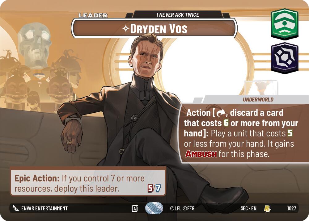 Dryden Vos - I Never Ask Twice (Showcase) (1027) (1027) [Secrets of Power]