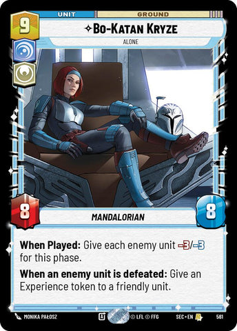 Bo-Katan Kryze - Katan Kryze - Alone (Foil) (561) (561) [Secrets of Power]