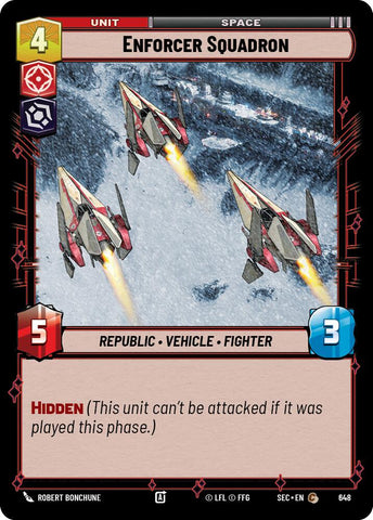 Enforcer Squadron (648) (Foil) (648) [Secrets of Power]
