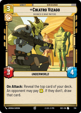 Cikatro Vizago - Business is What Matters (Foil) (728) (728) [Secrets of Power]