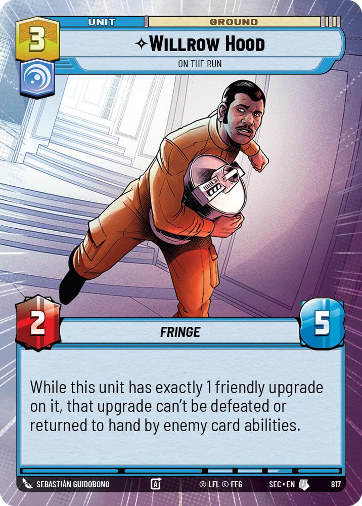 Willrow Hood - On the Run (Hyperspace Foil) (817) (817) [Secrets of Power]