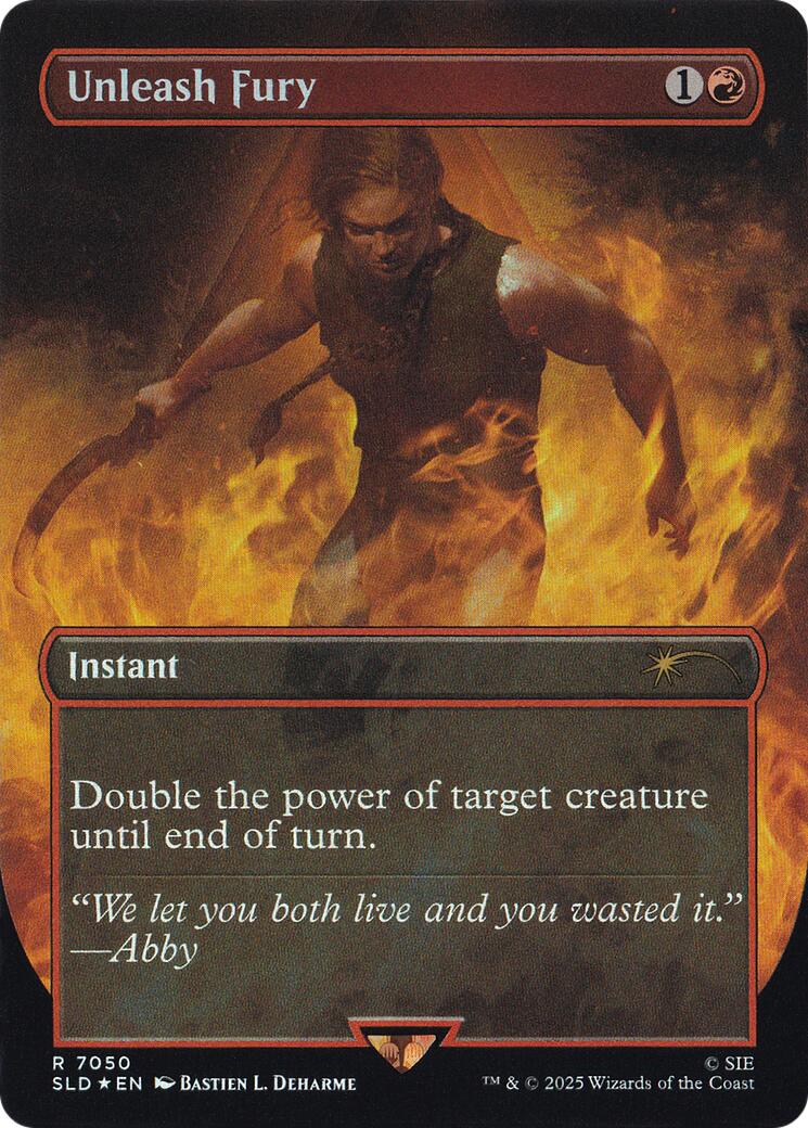 Unleash Fury (Rainbow Foil) [Secret Lair Drop Series]