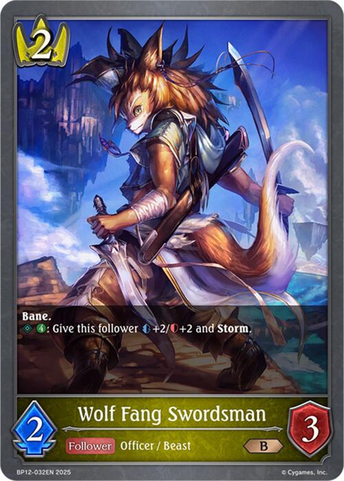 Wolf Fang Swordsman (BP12-032EN) [Worldreaver's Descent]