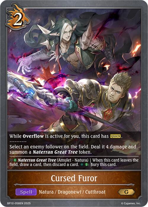 Cursed Furor (BP12-058EN) [Worldreaver's Descent]
