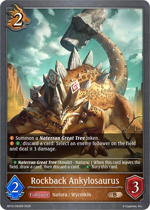 Rockback Ankylosaurus (BP12-065EN) [Worldreaver's Descent]