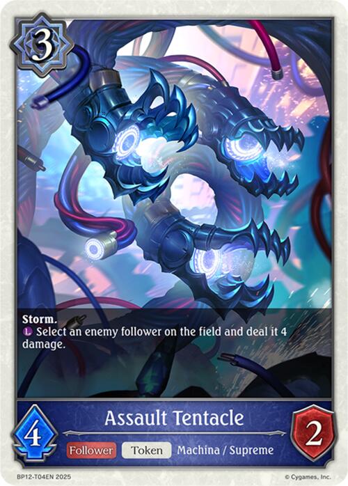 Assault Tentacle (BP12-T04EN) [Worldreaver's Descent]