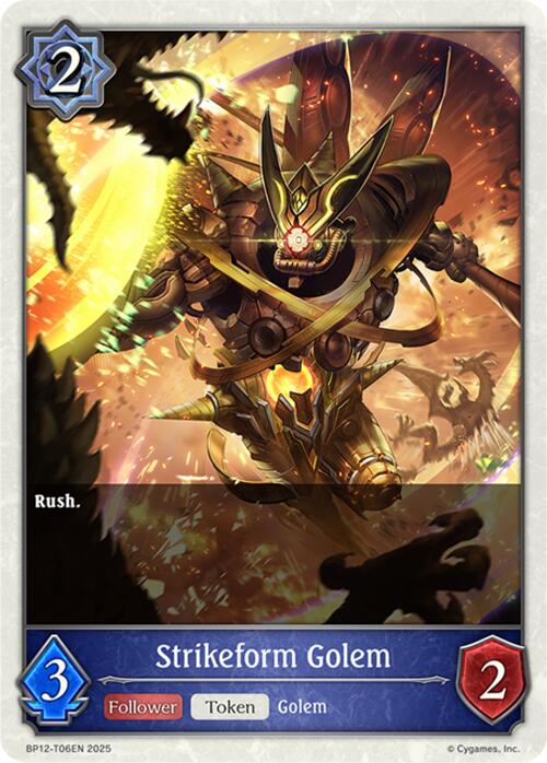 Strikeform Golem (BP12-T06EN) [Worldreaver's Descent]