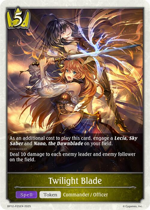 Twilight Blade - P25 (Foil) (BP12-P25EN) [Worldreaver's Descent]