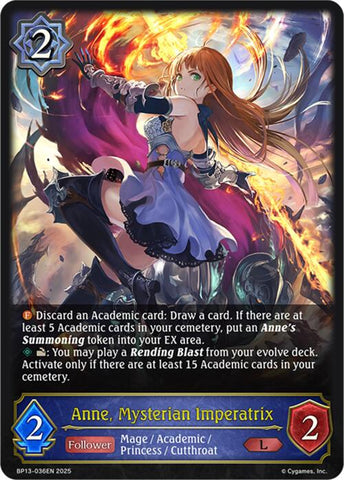 Anne, Mysterian Imperatrix (BP13-036EN) [Dominion of Darkness]