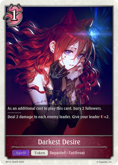 Darkest Desire (BP13-T04EN) [Dominion of Darkness]