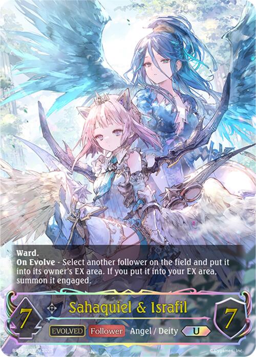Sahaquiel & Israfil (Evolved) (BP13-U07EN) [Dominion of Darkness]