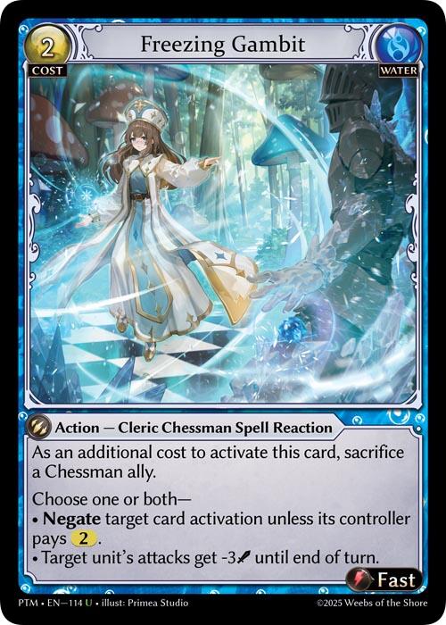 Freezing Gambit (Curio Foil) (114) [Phantom Monarchs]