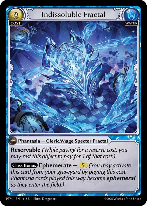 Indissoluble Fractal (Curio Foil) (118) [Phantom Monarchs]