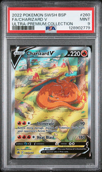 Charizard V #260 2022 Pokemon Swsh Black Star Promo PSA 9