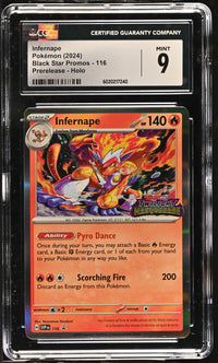 Infernape #116 2024 Black Star Promos CGC 9