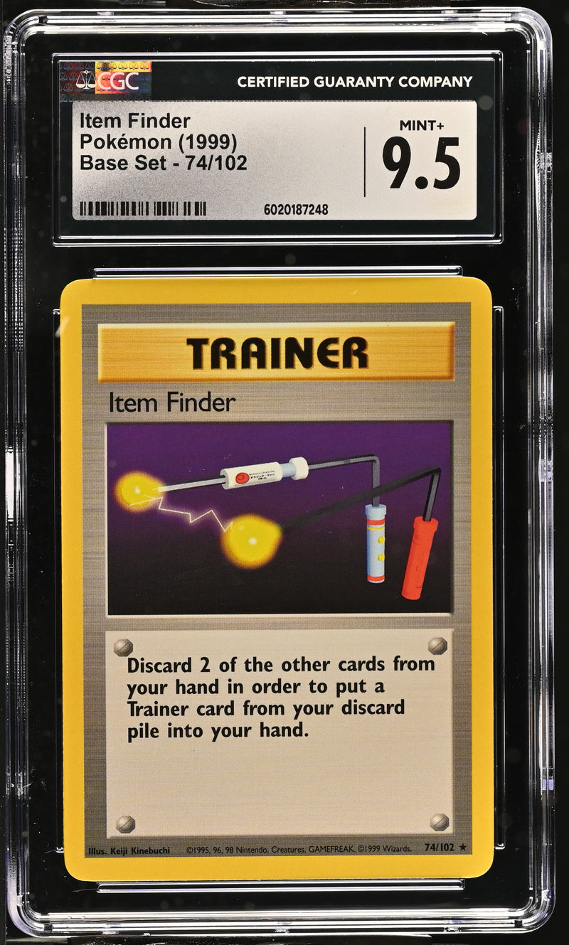 Item Finder #74/102 1999 Base Set CGC 9.5