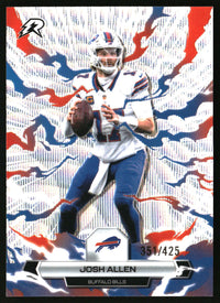 Josh Allen 2025 Topps Resurgence #10 Surge Refractor SN