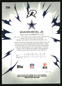 Shavon Revel Jr. 2025 Topps Resurgence #126 Green Surge Refractor SN
