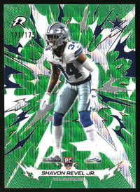 Shavon Revel Jr. 2025 Topps Resurgence #126 Green Surge Refractor SN